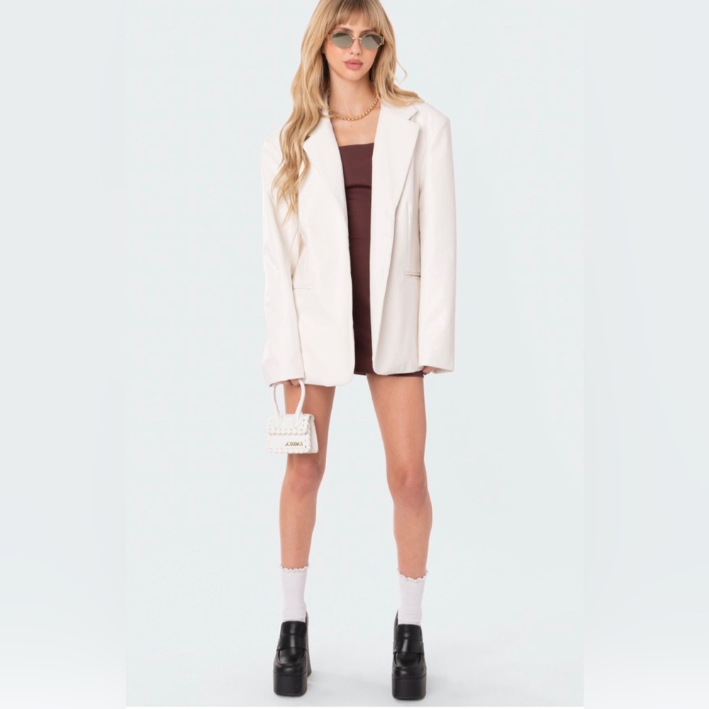 EDIKTED leather blazer / jacket